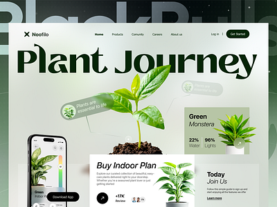 Flower shop web ui design clean ui ecommerce flower flower shop hero section minimal ui modern ui online shop product design shop store ui ux web web design web ui website
