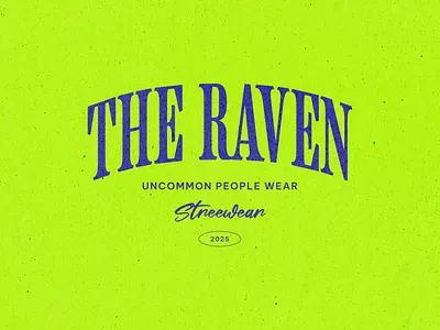 The Raven - Streetwear clothing brand logo design branding clothing brand creative custom logo design graphic design letter mark lettering logo logo logo design logo designer logotype modern logo professional streetwear typography urban urban fashion word wordmark