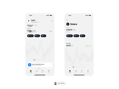 Vault Crypto wallet dashboard crypto dashboard graphic design ui ux wallet
