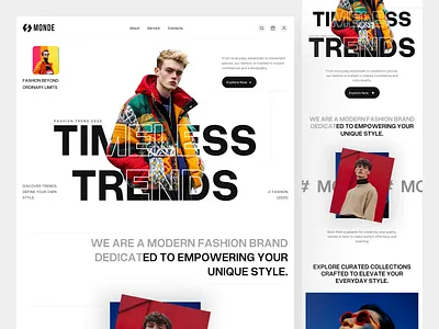 Modern Fashion Website Design | UI/UX Design creative ui e commerce design e commerce website fashion store fashion ui fashion website minimal design modern ui online store