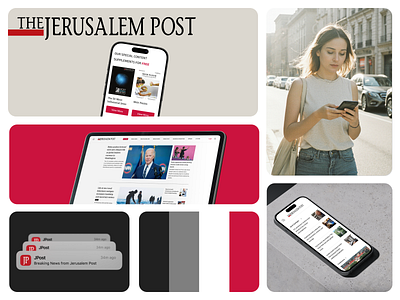 THE JERUSALEM POST figma news uiux website