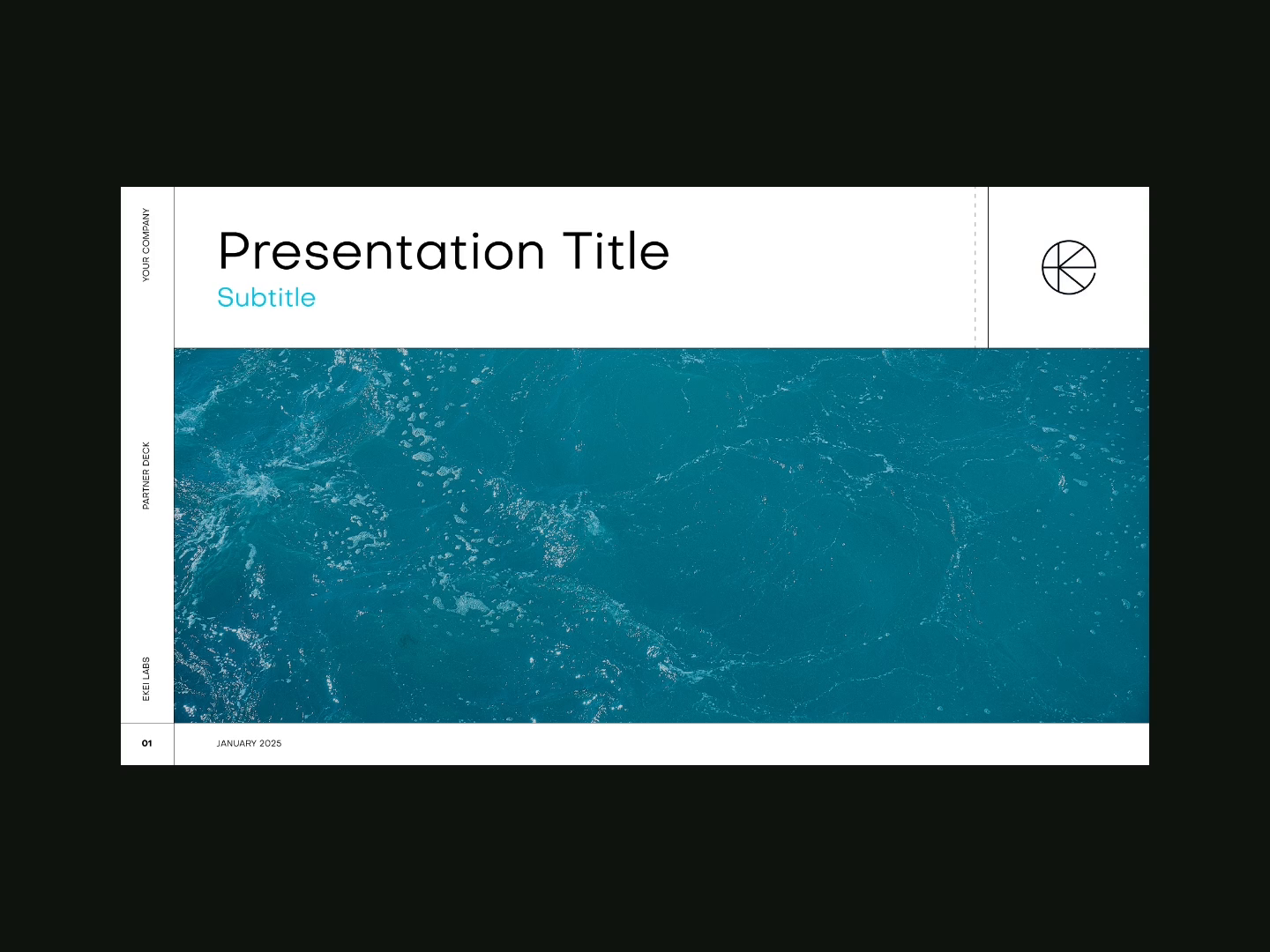 Ekei Labs - Deck Design for bio-tech startup