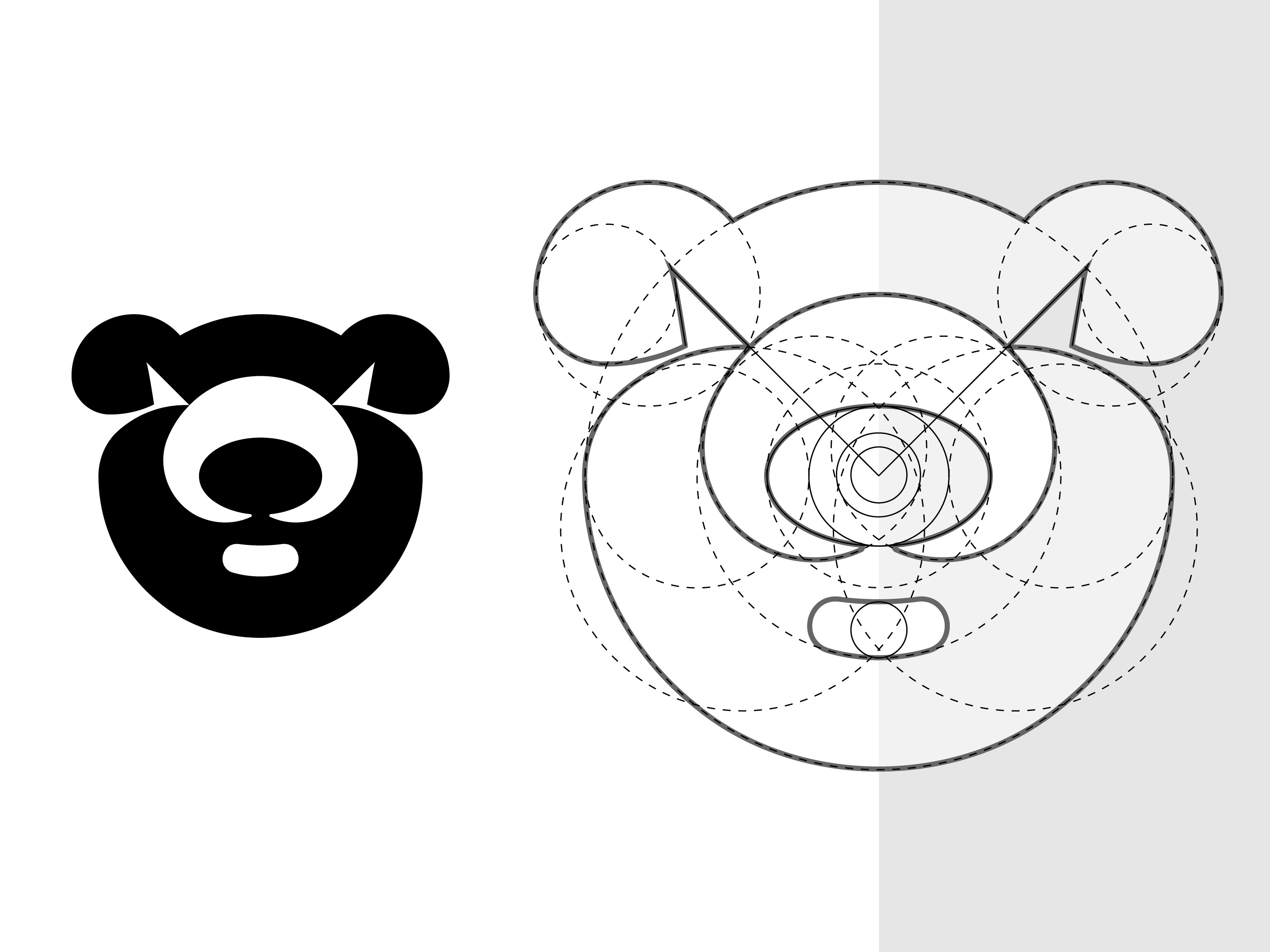 Bear logo grids & motion logo animal logo bear bear logo brand branding creative logo design golden ratio grid icon identity logo logo animation logo design logo guideline mark minimal minimalist modern logo motion logo