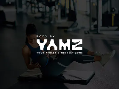 Body by YAMZ – Women’s Athleisure Logo Design athletic brand identity brand identity custom typeface dark background design dynamic logo exercise branding fitness logo gym logo health and wellness logo presentation minimalist logo modern logo design monogram logo personal trainer logo sleek logo sports logo typography logo wordmark logo workout gear branding yamz logo