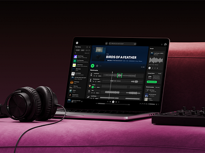 Spotify Multitracks – Concept Prototype daw music musictech product design prototype sample sampling spotify ui ux design waveform