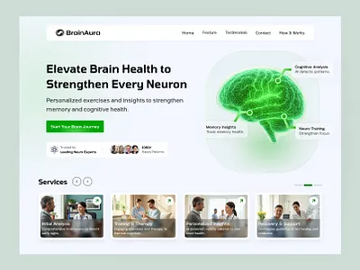 Healthtech platform brainhealth digitalhealth healthapp healthplatform healthtech medicalui medtech patientcare telemedicine wellnessapp
