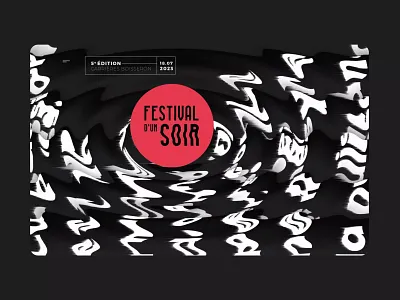 Festival d'un soir - Webdesign abstract branding festival music photography vecto webdesign