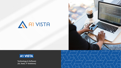 Technology & Software Agency Logo a1 ai brand identity design brand logo branding design graphic design logo logos saas saas logo software software agency software logo tech tech agency tech logo technology vista