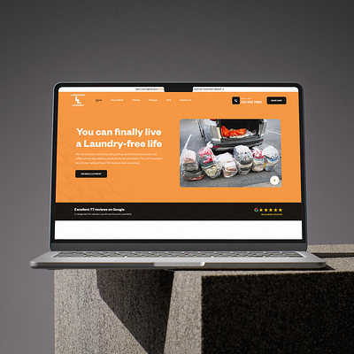 Longhorn Laundry Website branding business cloths company design digital folding landing laundry logo longhorn modern page pressing resposive design ui ux design washing webflow