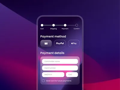 Mobile UI | Credit Card Checkout