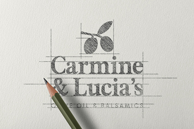 Rebranding for Olive Oil Brand Carmine & Lucia's brand identity brand strategy branding corporate identity design graphic design illustration logo olive oil branidng olive oil logo