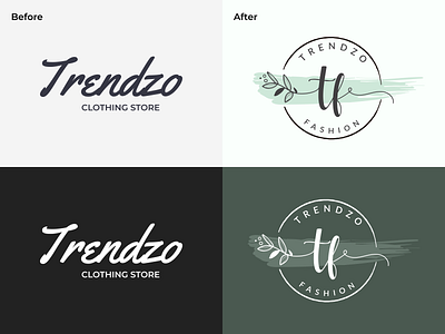 Trendzo Fashion Logo Redesign brand identity design brand refresh branding design clothing brand identity clothing store logo creative logo custom typography dribbble challenge fashion branding fashion logo flat logo logo concept logo designer logo redesign minimalist logo modern logo design rebranding project responsive logo stylish logo visual identity