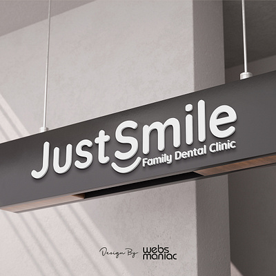 JUST SMILE branding design designing graphic design illustration logo logo designing ui website design websmaniac