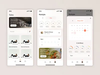Personal Trainer and Nutritionist app app client management coach dashboard design dietitian fitness goals tracker gym health macro minimal ui nutrition nutritionist personal trainer tracker training wellness workout