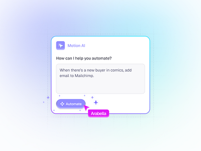 AI Automation Card UI ai card ai design ai icon ai illustration app bento branding design devdock glass gradient illustration minimal ui ux ux design web web design