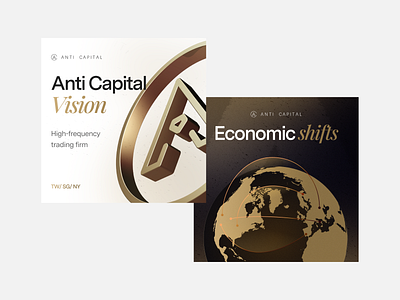 Anti Capital 3d financial gold investment new york one pager singapore social social media taiwan trading ui uiux