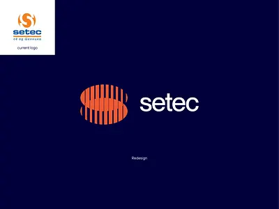 Setec Tech shop redesign barcode branding design logo logotype minimal modern rebound redesign simple symbol technology typography