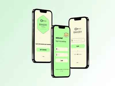 BAKERY UI/UX DESIGN graphic design ui