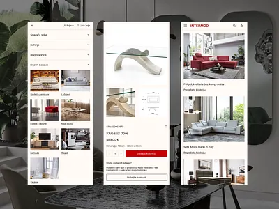Intermod e-commerce shop art direction e commerce graphic design layout mobile product page shop shopify typography ui ux visual design