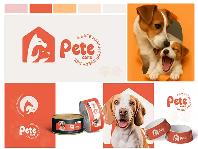 Pet Care Logo & Branding – Logo for Pet Food & Animal Services animal care identity dog and cat logo grooming logo design home pet care logo house pet logo modern pet logo pet adoption branding pet care logo pet food branding pet logo design pet packaging design pet shelter branding pet shop logo ui veterinary clinic logo