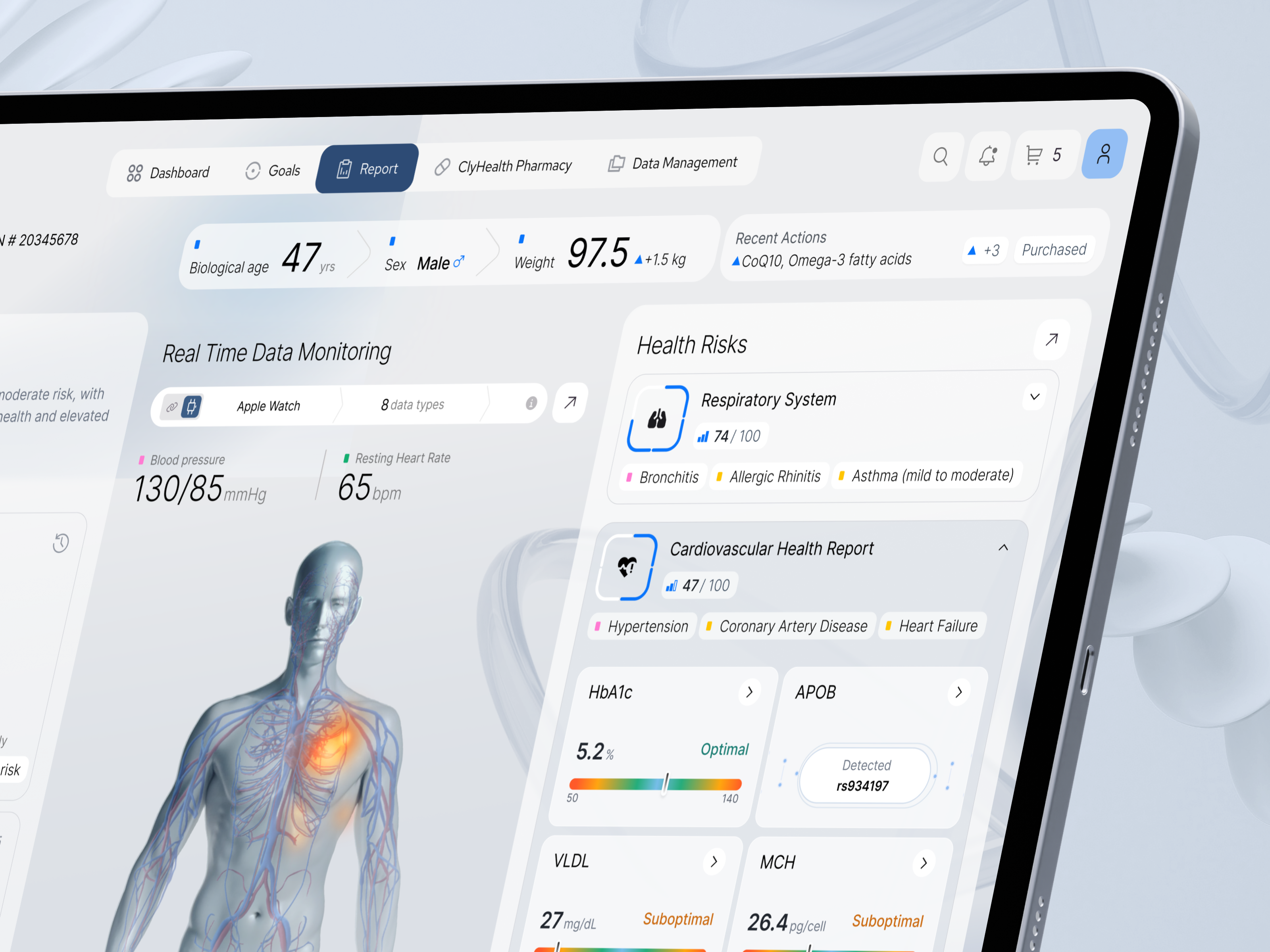 Health Data Animation Visualizing Health Data in Motion by George Railean on Dribbble