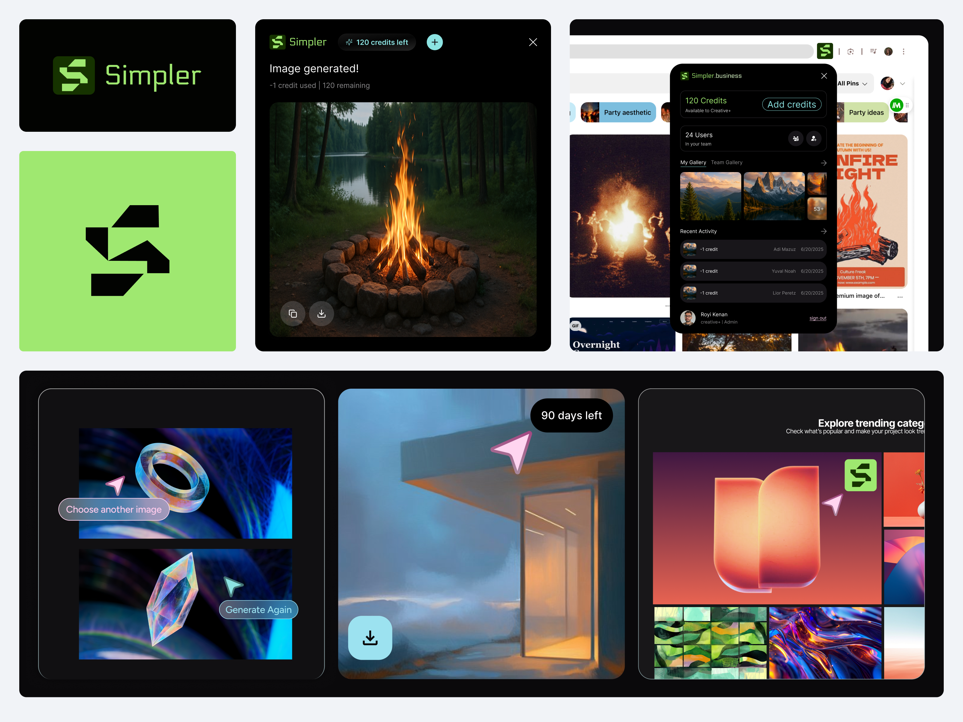 Simpler ai branding figma graphic design logo ui ux