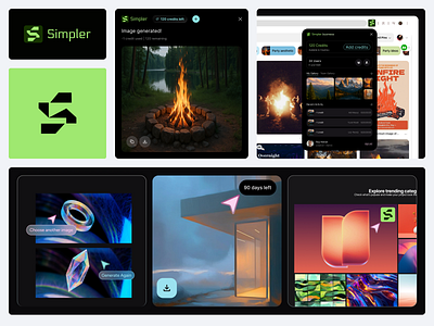Simpler ai branding figma graphic design logo ui ux