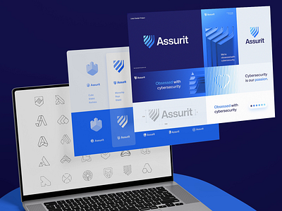 Assurit Logo Design Process Reel ai antivirus blockchain branding cloud coding crypto cyber cybersecurity deploy gradient hacker hosting icon identity lepisov logo security shield web3