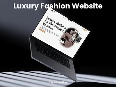 Luxury Fashion Website Redesign in Figma fashion figma graphic design ui uiux website