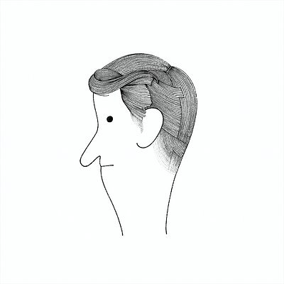 Grey hair abran animation design drawing gif graphic design illustration logo mentalstate psychology stress vector