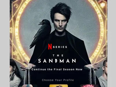 Netflix-Inspired Mobile Redesign ui