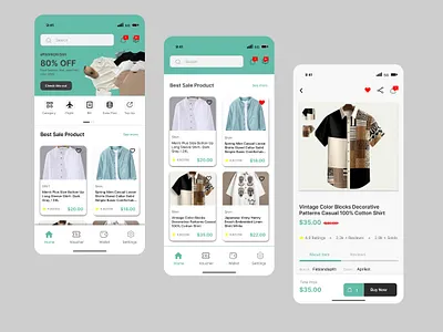 e-commerce mobile app UI design ui ux