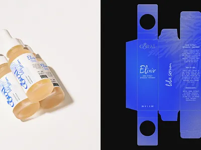 The cosmetics brand "Coral" branding graphic design illustration the cosmetics brand coral ui vector дизайн пакування косметики косметика пакування бренду