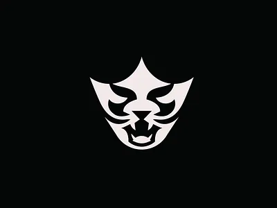 Tiger Theatre animal beast icon logo mask nature role show simple symbol theatre tiger