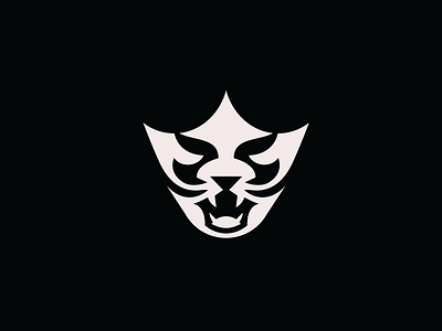 Tiger Theatre animal beast icon logo mask nature role show simple symbol theatre tiger