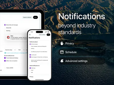 Notifications beyond industry standards notification notifications notify product product design settings ui ux