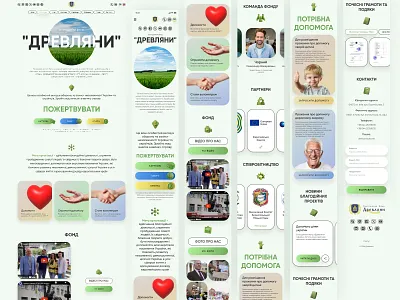 Сharitable foundation website design ui ux web web design