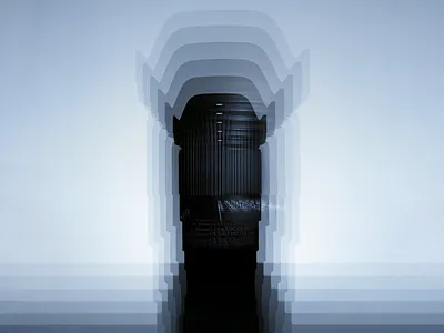 A Stacked 3D Lens Design 3d 3d art 3d art work 3d composition 3d design 3d element 3d lens 3d render black color contrast creative dynamic dynamic art dynamic design lens lens design modern rythme stacked 3d lens stacked lens