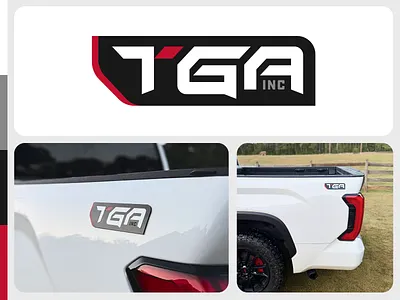 TGA® Toyota Tundra® Emblem (LTD) badge brand branding design diecut heyo! lettering logo monogram tga toyota truck truck emblem truck graphic tundra