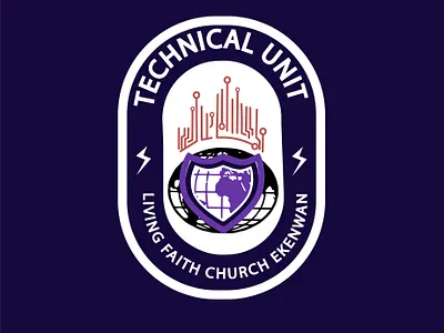 TECHNICAL UNIT LOGO art david oyedepo downsign electronic fire graphic design living faith church logo design technical technology unit