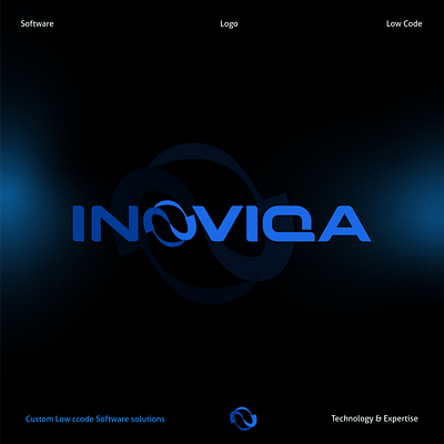 INOVIQA -Moder Tech logo applogo brand identity design branddesign branding businesslogo digital marketing logo digitaltransformation inoviqa learnlogodesign logo logo designcontest logo designer logodesigner logoforsale lowcode modernlogo saasbranding softwarelogo techlogo techstartup