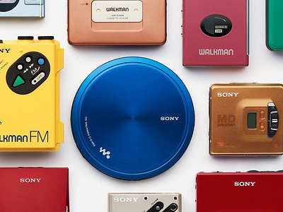Vintage Walkman 3D Collection 3d 3d abstract 3d art 3d design 3d model 3d modelling 3d render 3d rendering 3d sony tech 3d visual design product product design sony sony tech sony walkman tech tech design vintage