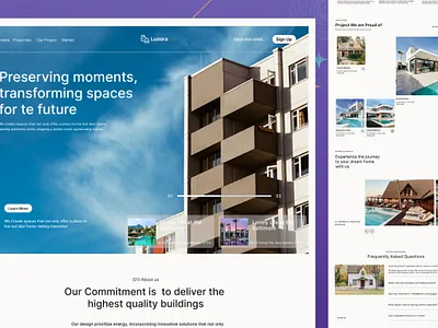 Real State landing Page app dashboard figma design graphic design landing page ui uiux