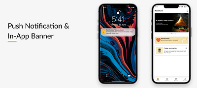 Push Notification & In-App banner banner design figma food mobile product design push notification ui ux