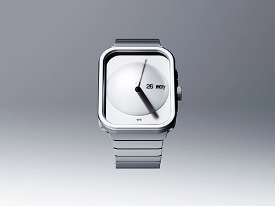 Minimalist 3D Watch Render 3d 3d art 3d art work 3d design 3d model 3d modelling 3d render 3d rendering 3d smart watch 3d watch abstract design futuristic futuristic design futuristic watch smart watch tech