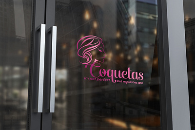 Coquetas i am not perfect branding graphic design logo