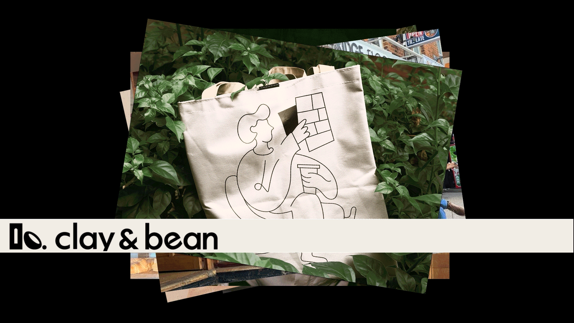 Clay & Bean | Coffee Shop - Animated Gifs brand design branded collateral branding coffeelondon coffeeshop design freelancer graphic design illustration oanamaries