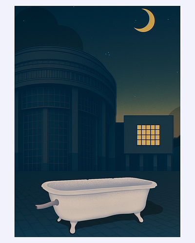 Illustration for Dipity Lit Mag artwork cartel design digitalart editorial editorialillustration illustration ilustrationdigital musiccover poster singleart singlecover