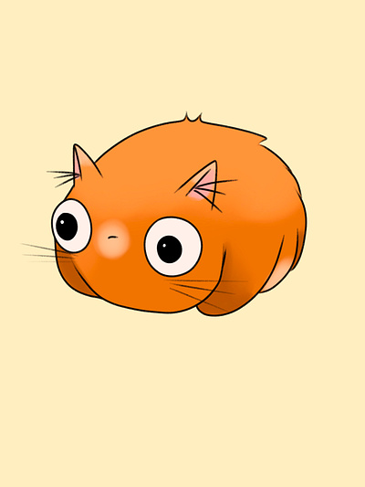Zoned Out Orange Cat branding graphic design logo