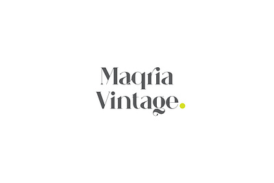 Maqfia Vintage-Font brand design brand identity branding font icon illustration logo logo design logo folio maqria vintage maqria vintage font ui